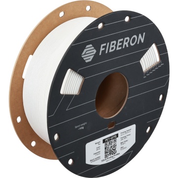 Filament 1.75 mm Polymaker Fiberon PET-GF15 White (alb) 1kg