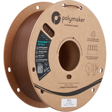Rola vertical filament Polymaker HT-PLA Brown 1kg - Filamente3D.ro