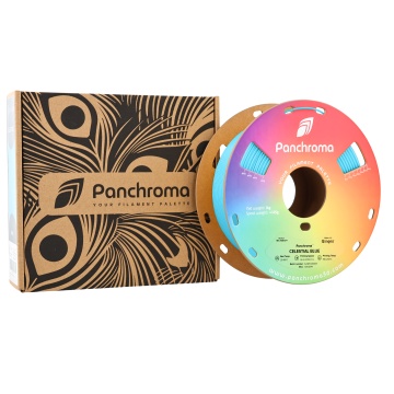 Rola si ambalaj filament Polymaker Panchroma Celestial Blue 1kg - Filamente3D.ro
