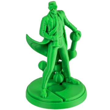 Statueta Polyman printata din filament Polymaker Panchroma PLA Neon Green 1kg - Filamente3D.ro