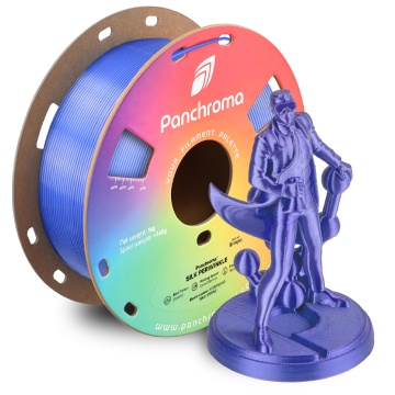 Rola si statueta printata din filament Polymaker Panchroma PLA Silk Periwinkle 1kg - Filamente3D.ro