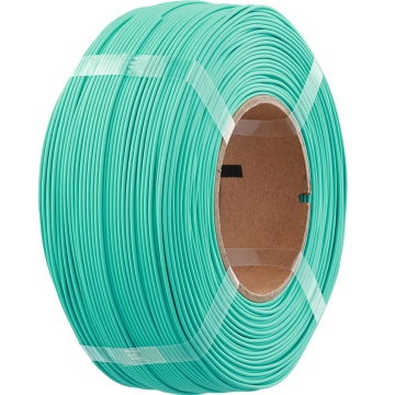 Vedere laterala rezerva de filament 1.75 mm Polymaker Refill Panchroma PLA Matte Arctic Teal 1kg - Filamente3D.ro