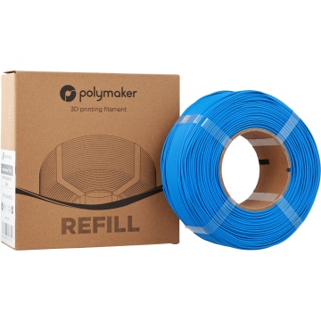 Cutie si rezerva de filament 1.75 mm Polymaker Refill Panchroma PLA Matte Sapphire Blue 1kg - Filamente3D.ro
