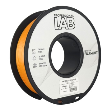 Rola de filament 1.75 mm Professional Lab PLA Plus Portocaliu 1kg - cu logo