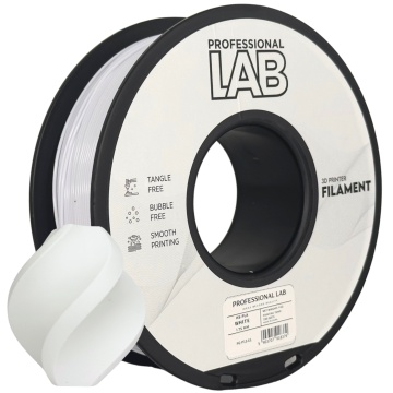 Vaza printata si rola de filament PLA Plus Alb de la Professional Lab - 1.75mm / 1kg