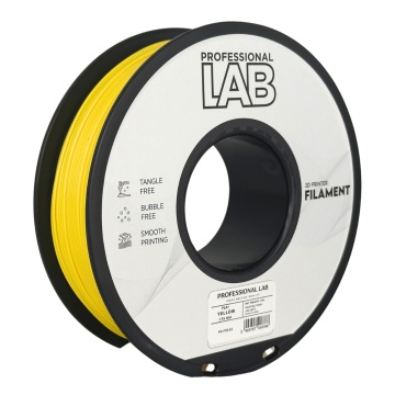 Rola de filament 1.75 mm Professional Lab PLA Plus Galben 1kg - cu logo