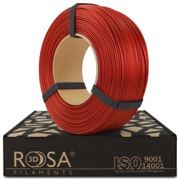 Filament 1.75 mm Rosa 3D ReFill PLA Starter Red Jasper Satin (rosu) 1kg
