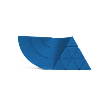 Logo Smart Materials 3D printat din filament 1.75 mm SmartFil Eco R-PETG Capri Blue (albastru) - RAL 5019 - 1kg - Filamente3D.ro