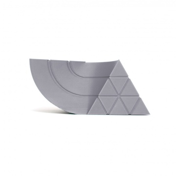 Mostra printata din filament 1.75 mm SmartFil PLA RECYCLED Grey / Silver (gri / argintiu) 1kg - Filamente3D.ro