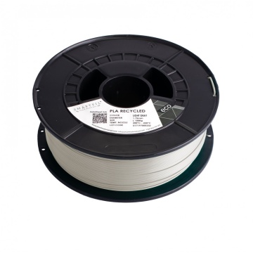 Filament 1.75 mm SmartFil PLA RECYCLED Light Gray (gri) - RAL 7035 - 1kg