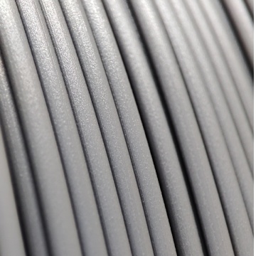 Detaliu filament F3D Premium PLA-HD Grey 1kg - Filamente3D.ro