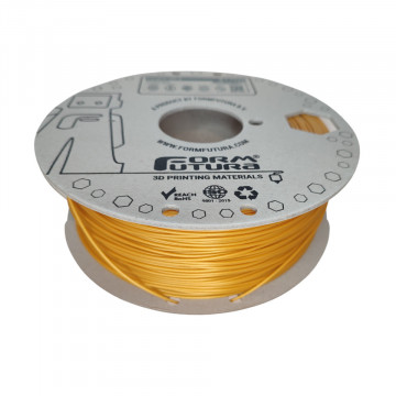 Rola reala de filament 1.75mm FormFutura EasyFil ePLA Pearl Gold 1kg - Filamente3D.ro