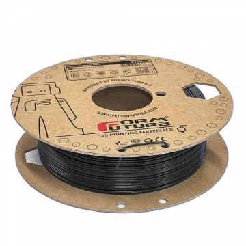 Filament 1.75mm FormFutura FlexiFil TPC 30D - Black (negru) 500g