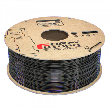 Filament 1.75mm FormFutura ReForm rPET Black (negru) 1kg