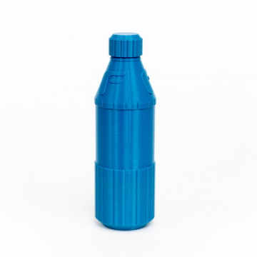Sticla printata 3D din filament 1.75mm FormFutura ReForm rPET Light Blue (albastru deschis) 1kg - Filamente3D.ro