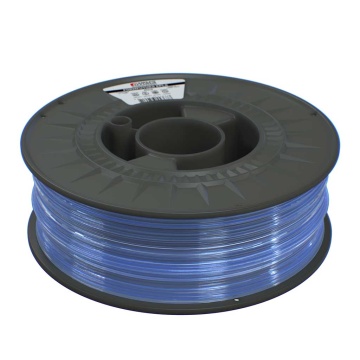 Filament 1.75mm FormFutura Transparent PLA Arctic Blue (albastru transparent) 1kg