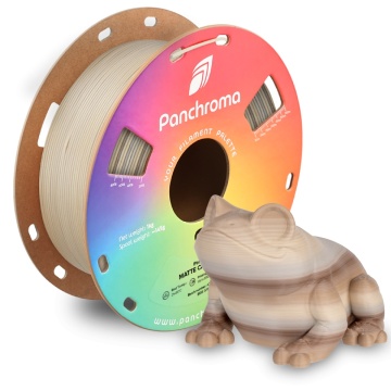Rola si broscuta printata 3d din filament Polymaker Panchroma PLA Matte Gradient Cappuccino 1kg - Filamente3D.ro