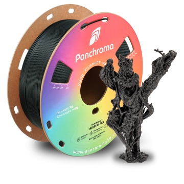 Rola si statueta monstrulet printat din filament Polymaker Panchroma Satin Black 1kg - Filamente3D.ro