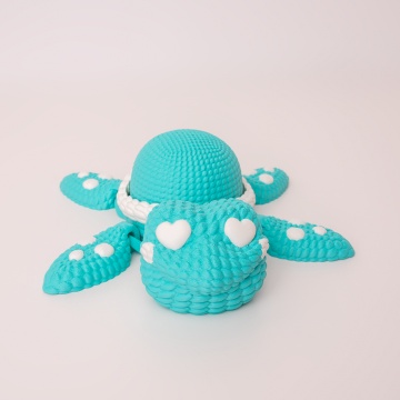 Broasca testoasa printata din filament Polymaker Panchroma Satin Polymaker Teal 1kg - Filamente3D.ro