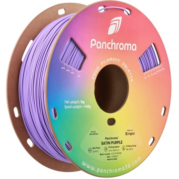 Rola amplasata vertical - filament Polymaker Panchroma Satin Purple 1kg - Filamente3D.ro