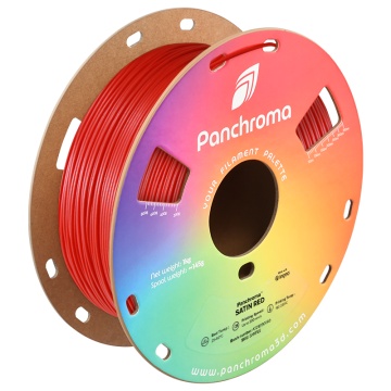 Filament 1.75mm Polymaker Panchroma PLA Satin Red (rosu) 1kg