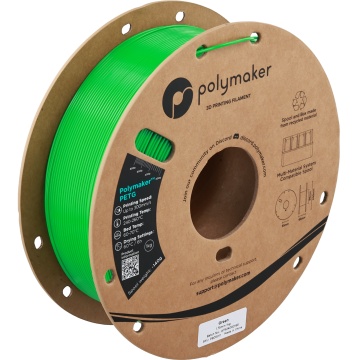Filament 1.75mm Polymaker PETG Green (verde) 1kg