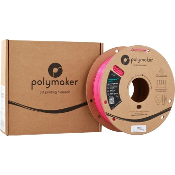 Ambalaj cutie si rola de filament 1.75 mm Polymaker PETG Magenta 1kg - Filamente3D.ro