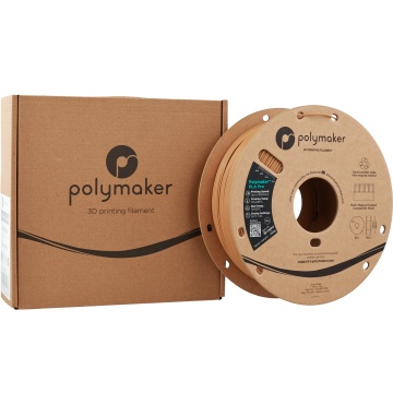 Cutie si rola de filament 1.75mm Polymaker PLA Pro - High Speed Tough PLA Army Beige (maro) 1kg