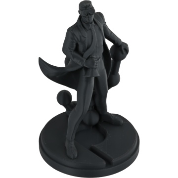 Statueta printata din filament 1.75mm Polymaker PLA Pro - High Speed Tough PLA Dark Grey (gri) 1kg