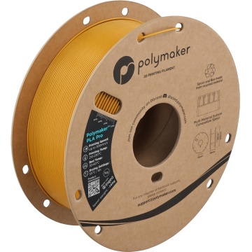 Filament 1.75mm Polymaker PLA Pro - High Speed Tough PLA Metallic Gold (auriu) 1kg