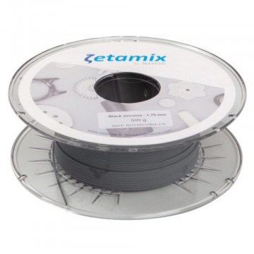 Filament 1.75mm Zetamix Black Zirconia (zirconiu negru)