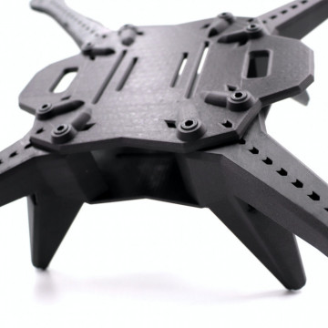 Carcasa drona printata 3D din filament add:north AduraX Black 500g - Filamente3D.ro