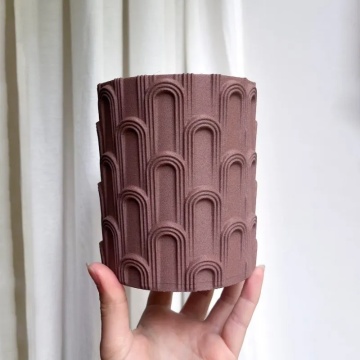 Vaza printata din filament ColorFabb StoneFill Red Brick 700g - Filamente3D.ro