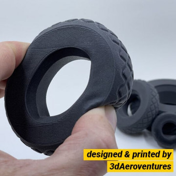 Cauciuc printat din filament ColorFabb Varioshore TPU Black 700g - Filamente3D.ro