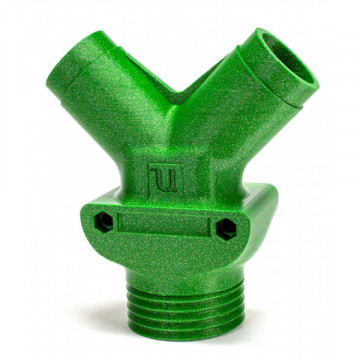 Conector printat 3D din filament FormFutura Galaxy PLA - Emerald Green (verde) 750g - Filamente3D.ro