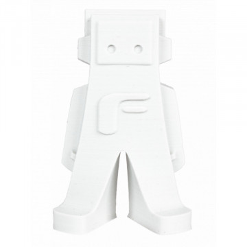 Statueta Fil printata 3D din filament FormFutura Matt PLA - Stealth White (alb) 750g - Filamente3D.ro