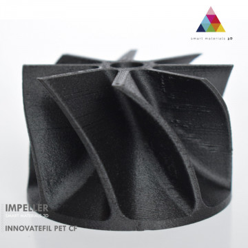 Turbina printata 3D din filament Smart Materials 3D INNOVATEFIL PET Carbon Fiber 500g - Filamente3D.ro
