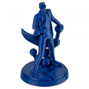 Statueta Polyman printata 3D din filament Polymaker PolyLite ABS Blue (albastru)1kg - Filamente3D.ro