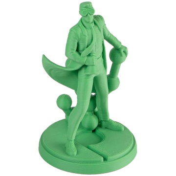 Statueta Polyman printata 3D din filament Polymaker Panchroma PLA Matte Forest Green (verde)1kg - Filamente3D.ro