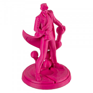 Statueta Polyman printata din filament Polymaker PolyLite PETG Magenta 1kg - Filamente3D.ro