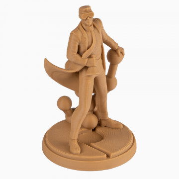 Statueta Polyman printata 3D din filament Polymaker PolyLite PLA PRO Army Beige (maro)1kg - Filamente3D.ro