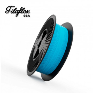 Filament Recreus FilaFlex Medium 95A Blue (albastru) 3kg - Filamente3D.ro