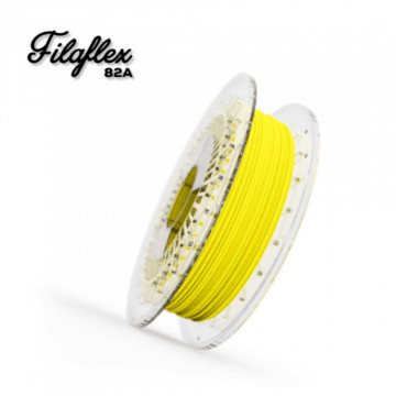 Filament Recreus FilaFlex Original 82A Yellow (galben) 500g si text - Filamente3D.ro