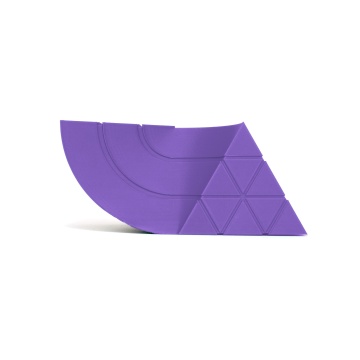 Mostra printata din filament SmartFil Flex - TPU 93A - Wisteria (violet) 750g - Filamente3D.ro