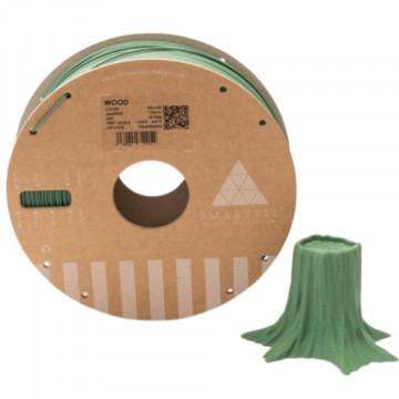 Trunchi de copac printat 3D din filament SmartFil PLA Wood Willow 750g si rola - Filamente3D.ro