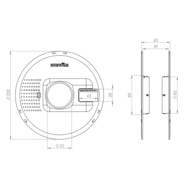 Dimensiuni rola reutilizabila AzureFilm - Filamente3D.ro