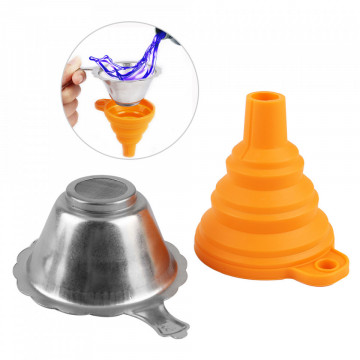 Filtrare cu ajutorul palniei cu filtru - Filamente3D.ro