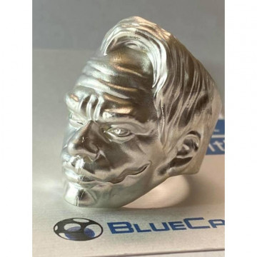 Detaliu inel cap barbat turnat cu pulbere de turnare BlueCast X-Vest - Filamente3D.ro