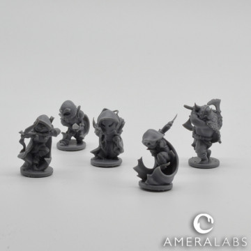 Miniaturi printate din rasina AmeraLabs AMD-3 Grey - Filamente3D.ro