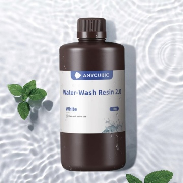 Sticla de rasina Anycubic Water-Wash Resin 2.0 White 1kg - Filamente3D.ro
